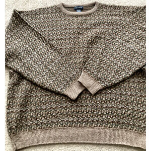 Marc Edwards 2XL Mens Knit Sweater Brown